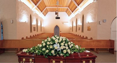 chapel in Allan Drew funeral home